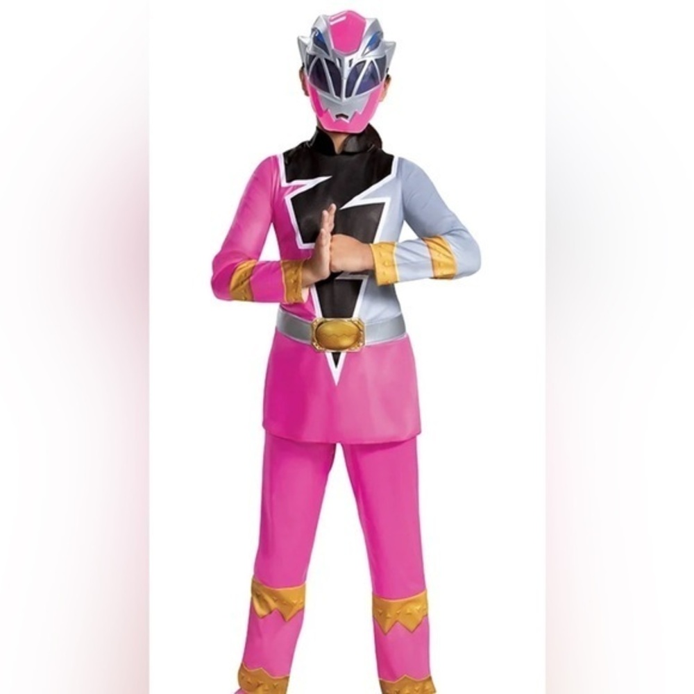 Pink Power Ranger Power Ranger Fancy-Dress Costume for Little Girl Size S 4-6